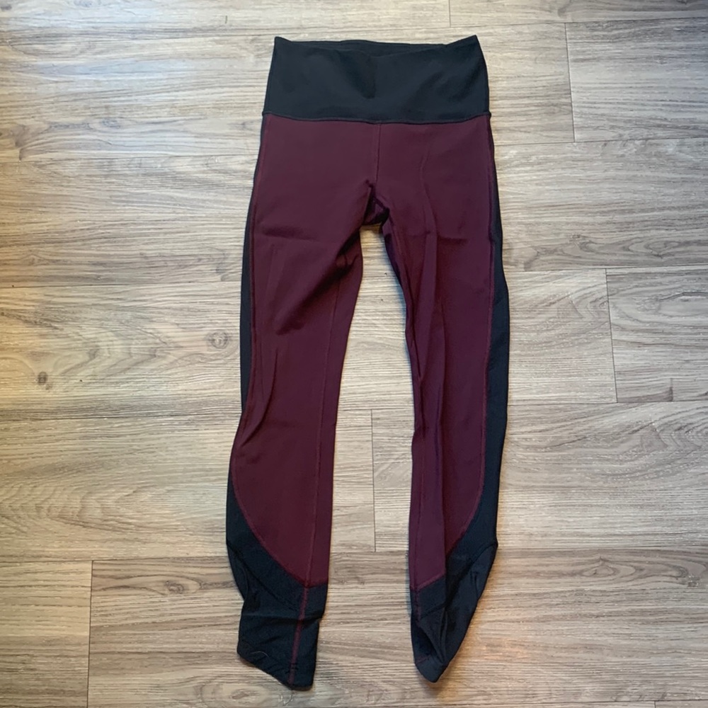 Lulu lemon two colored leggings